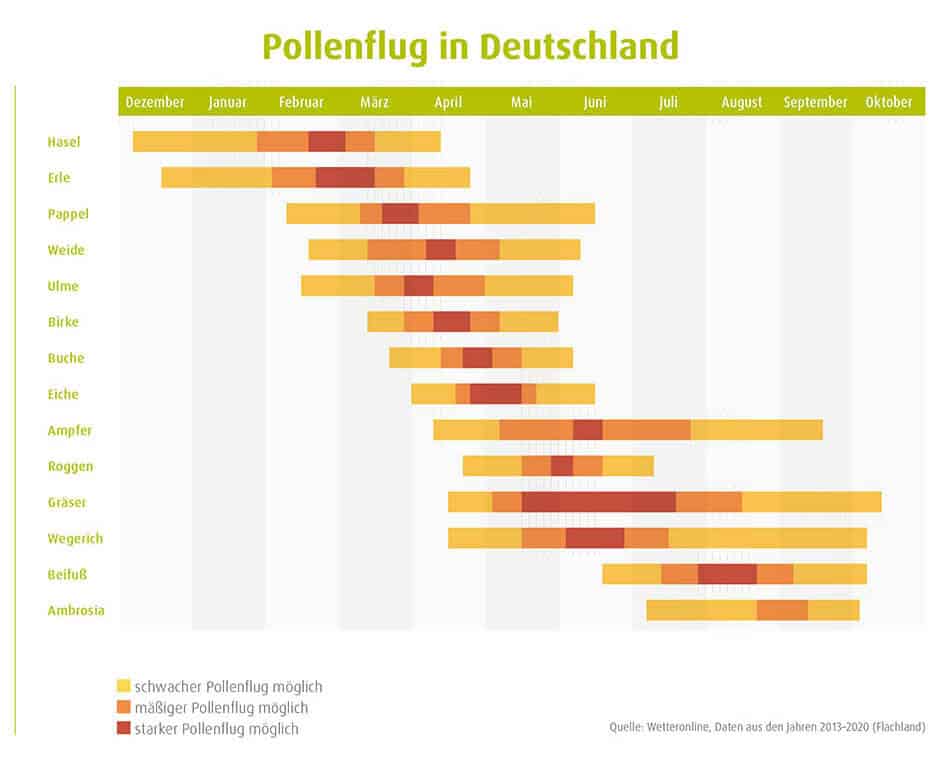 Pollenflugkalender Deutschland